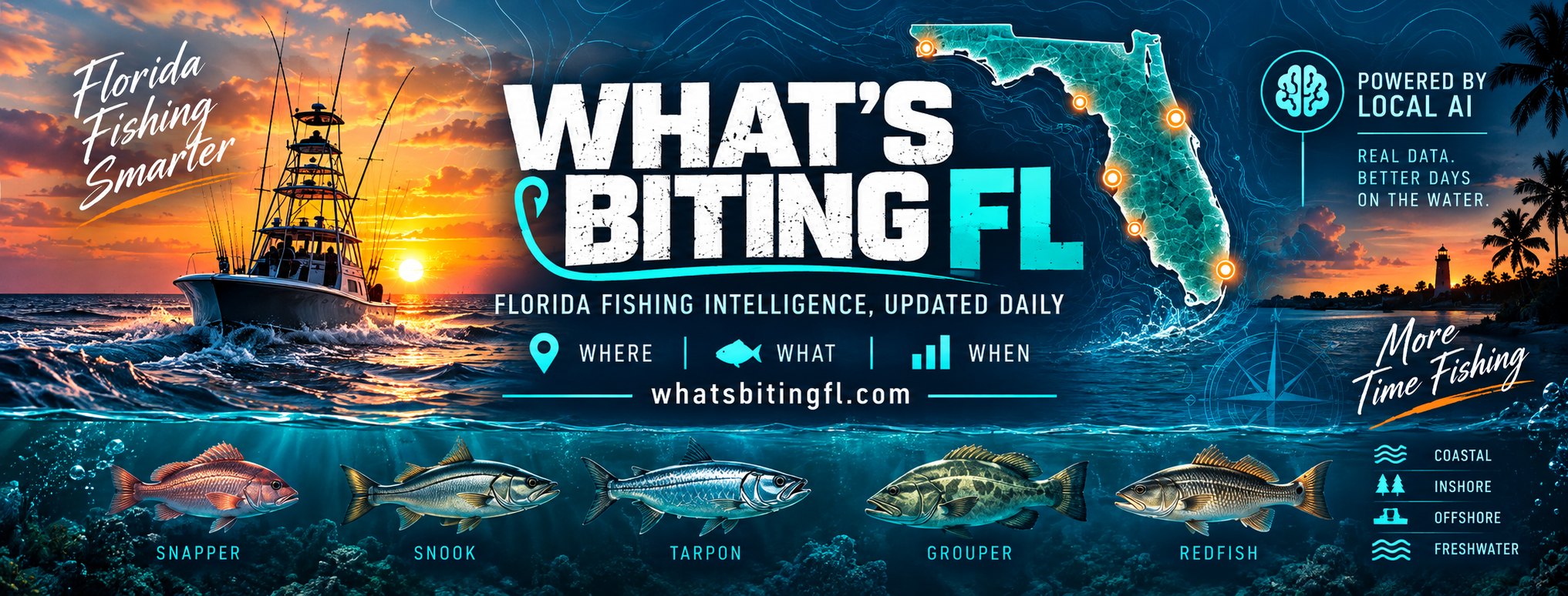 What's Biting FL: Bite forecasts, seasons and FWC rules for every coast and lake in Florida